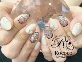 フラワーアートネイル