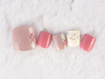 ループスネイルスペース 日吉店(Loops Nail Space)/フット定額Cコース￥9130