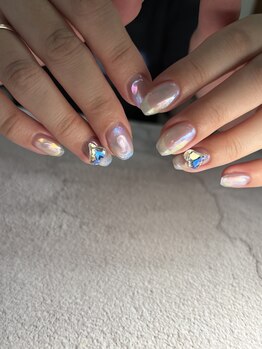 ローレル(Laurel)/シャボン玉ネイル