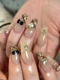 チェックネイル