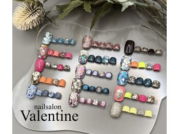 ネイルサロン ヴァレンタイン(nailsalon Valentine)/フット定額5800円から7300円