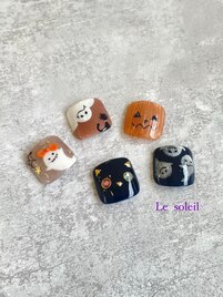 Halloween nail by mikiko