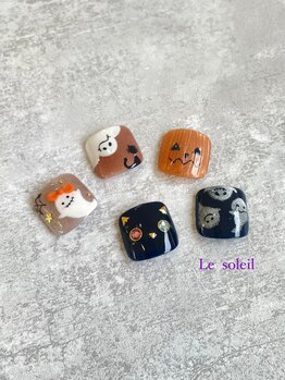 ル ソレイユ(Le soleil)/Halloween nail by mikiko