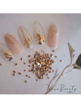 ハナビューティ アシヤ(Hana Beauty Ashiya)/透明感のでるクリアネイル