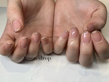 スノー ドロップ(Snow drop)/先端ラメ