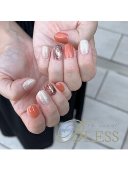 ブレス(BLESS)/オレンジ×ラメ