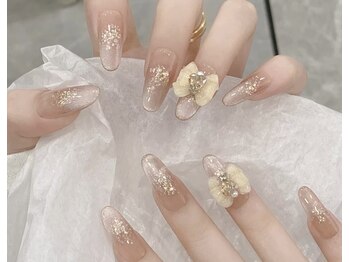 ネイルサロン ジェイ(Nail Salon J)/マグネットネイルリボンネイル