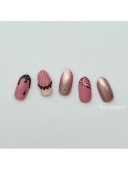 アムルーズ(Amoureuse)/アポロチョコネイル♪