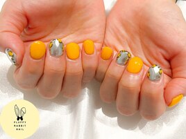 ニュアンスレオパードミラー