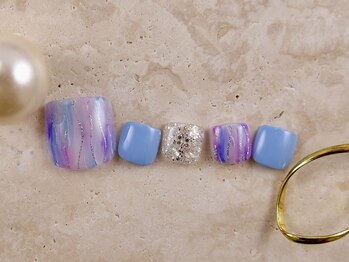 ショコ アンド ラム(Syoko&Lum)/☆ニュアンス梅雨ネイル☆