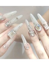 クイーンネイル 新宿(Queen nail)/長さ出し　デザイン放題