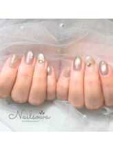 ソワ(sowa)/グレージュ×ゴールド