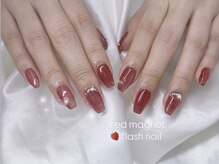 インザピンクリリー(in the pink LILY)/マグネット/フラッシュネイル