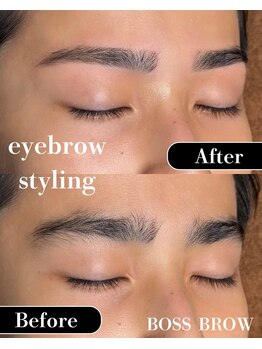 ボス ブロウ 天白店(BOSS BROW)/【メンズ眉毛】before after