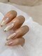 マヴィ ネイル(mavie nail)の写真/【ドライケア&オフ込み♪】美爪にもこだわるサロン☆オフィスOK/ライフスタイルに溶け込むsimpleデザイン