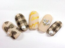 クリスタルネイル ボンベルタ橘店(CRYSTAL NAIL)/ギンガムチェック