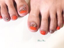 パラジェル認定サロン メールメール 池袋店(MereMer)/フットビビットオレンジ