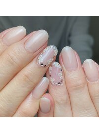 桜ネイル￥10500(税込)
