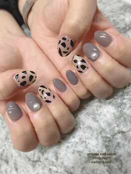 プライベート ネイルサロン マーマ(murmur)/牛柄ネイル