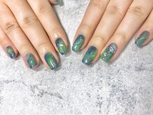 ティーエス ネイル ガーデン(T.S Nail Garden)/ブルーグリーンギャラクシー