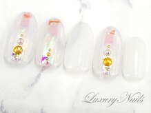 ラグジュアリーネイルズ アカバネ(Luxury Nails Akabane)/キラキラ*フィルムアート
