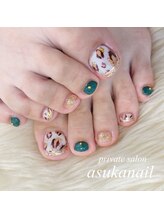 ラコルザ(La Colza)/ヒョウ柄ネイル