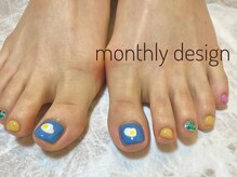 ルア(lua.)/POPフットネイル＊5月monthly