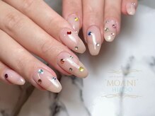 モアニヒロオ 広尾駅前店(MOANI Hiroo)/カラフルストーンネイル