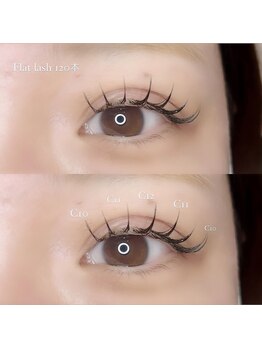 フーフロー(Fooflow)/Flat lash120本