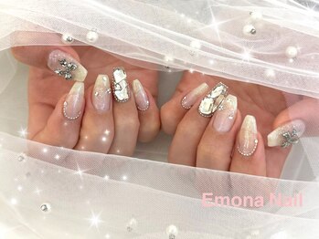 エモナネイル 博多駅前(Emona Nail)/韓国キラキラパーツネイル