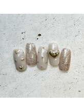 ネイルアンドまつげ リュフェール 五反田(Nail Lufaire)/ぷっくりハート