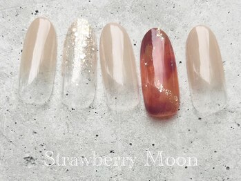 サロンストロベリームーン(Salon Strawberry Moon)/秋ネイル¥6980