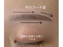 ボラード 箕面メイプルホール前店(boulard)/平行アーチ眉