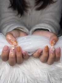 オレンジネイル