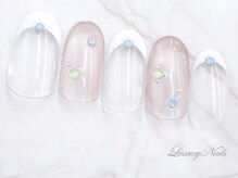 ラグジュアリーネイルズ アカバネ(Luxury Nails Akabane)/上品*フレンチデザイン