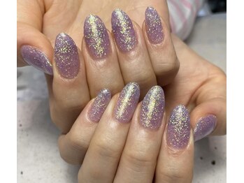 ヘアーアンドネイル ルシア(Hair&Nail Lucia)/夏らしいラメを使ってキラキラ♪
