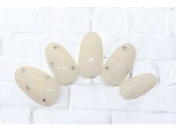 アルセア 上野御徒町店(Alcea)/シンプルネイル ストーン