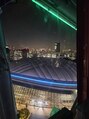 新宿御苑前整体院 東京ドームを上からパシャリ！