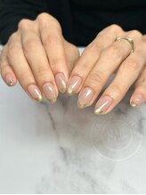 オレンジスティック/ミラーフレンチ　