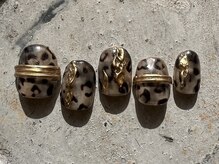 ガレリア エレガンテ 栄店(GALLARIA Elegante)/レオパード/リングネイル