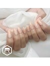 桃ネイル