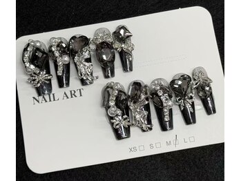 ネイルチップ長さ出しワンホン