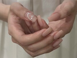 マットハートネイル
