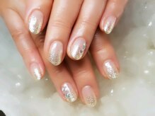 アグン(agung)/キラキラ ゴールド ネイル