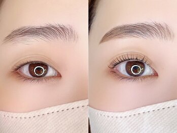 アンドシー 神戸三宮店(and she.)/眉スタイリング+まつげパーマ