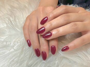 アンガット(angot.)/秋色王道ボルドーネイル