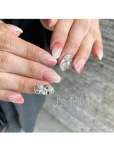 ネイルスペース ジェイズ ピンキー(NAIL SPACE J's PINKY)/ちゅるん桃ネイル