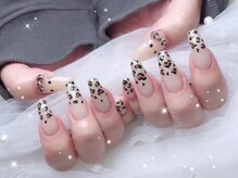 ベルグローアルファネイル(BELLE GROW ALPHA NAIL)/ヒョウ柄ネイル
