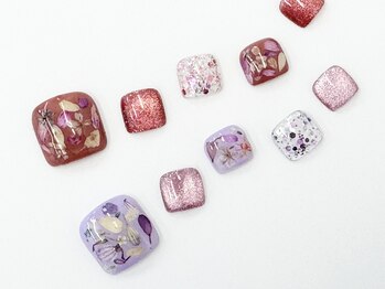 ネイルサロンクイール 宇都宮店(NAIL SALON QUILL)/定額フットジェルコース¥8800