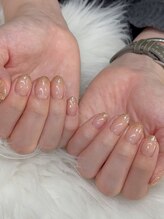 センスネイル(Sense nail)/ナチュラルラメグラデーション